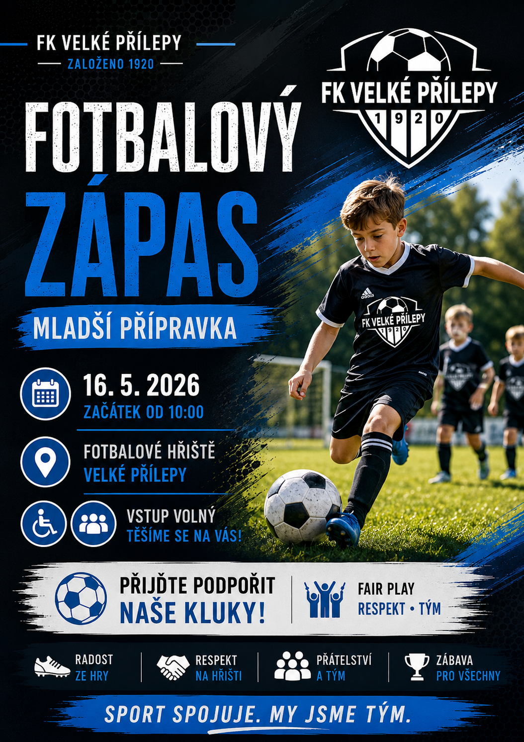 Fotbalový zápas - mladší přípravka