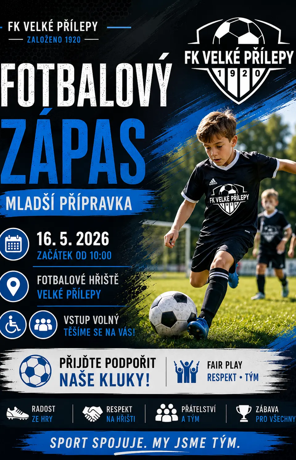 Fotbalový zápas - mladší přípravka